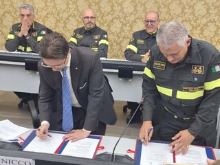 Protocollo tra Regione e Vigili del fuoco