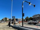 Piazza Baldissera dice addio alla rotonda: al via la posa dei nuovi semafori Piazza Baldissera dice addio alla rotonda: al via la posa dei nuovi semafori