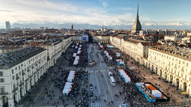 Cioccolatò in piazza Vittorio Veneto