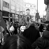 Presidio per i 18 anni strage Thyssen: "Nulla è cambiato, ogni giorno muoiono 4 lavoratori" Presidio per i 18 anni strage Thyssen: "Nulla è cambiato, ogni giorno muoiono 4 lavoratori"