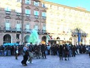 Scontri davanti all'Einstein, studenti in piazza a Torino Scontri davanti all'Einstein, studenti in piazza a Torino