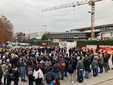 Protesta dei lavoratori Italdesign nel Torinese