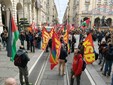Corteo pro Palestina in partenza da piazza Palazzo di Città