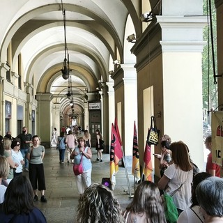 Presidio dei sindacati della scuola questa mattina
