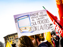 La mobilitazione della Cgil per il trasporto pubblico sul piazzale della Regione La mobilitazione della Cgil per il trasporto pubblico sul piazzale della Regione