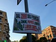 Protesta nella zona del trincerone Protesta nella zona del trincerone
