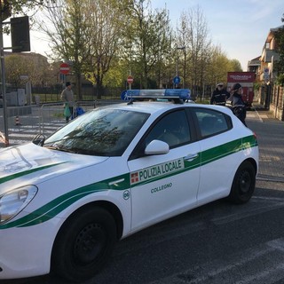 Una vettura della Polizia locale di Collegno