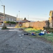 Condizioni difficili in strada Bertolla