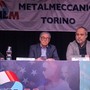 Il segretario generale di Uilm, Rocco Palombella a Torino