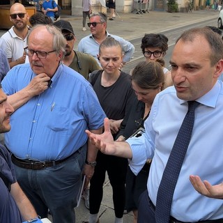 L'incontro tra i rider e il sindaco Stefano Lo Russo