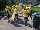 I bambini della Nasi aiutano a ripulire Moncalieri dai rifiuti