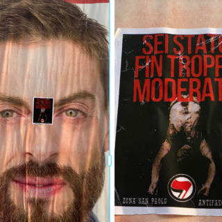 Mussolini a testa in giù e la scritta &quot;Sei stato fin troppo moderato&quot;. Vandalizzati i manifesti di Ravello (FdI)