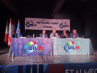 Il segretario generale di Uilm, Rocco Palombella a Torino Il segretario generale di Uilm, Rocco Palombella a Torino