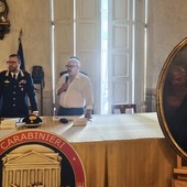 Riecco a Palazzo Chiablese dipinto e lampadario storico rintracciati dai Carabinieri