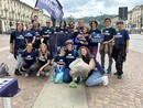 L'ultima raccolta in piazza Vittorio Veneto