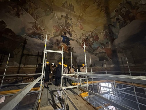 Basilica Mauriziana, la cupola torna a splendere Basilica Mauriziana, la cupola torna a splendere