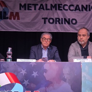 Il segretario generale di Uilm, Rocco Palombella a Torino