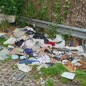 A Nichelino una discarica a cielo aperto nell'area di fronte a I Viali