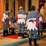 Una foto d'archivio della rievocazione storico-religiosa Una foto d'archivio della rievocazione storico-religiosa
