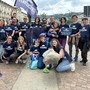 L'ultima raccolta in piazza Vittorio Veneto