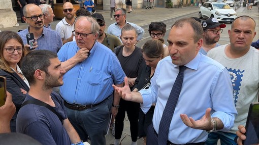 L'incontro tra i rider e il sindaco Stefano Lo Russo