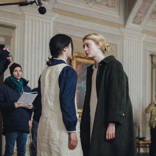 Un momento delle riprese del film