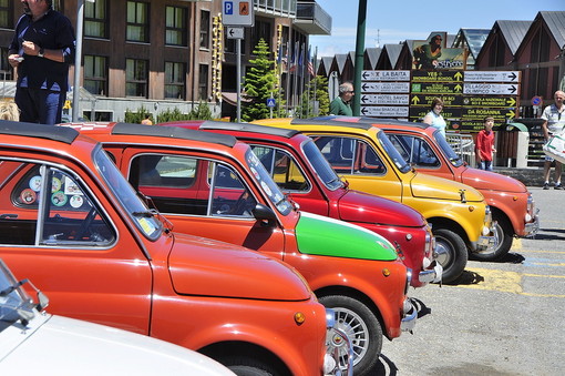 Il 29 giugno raduno delle Fiat 500 storiche al Sestriere