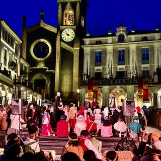 Un momento dell'ultima rievocazione storica a Moncalieri