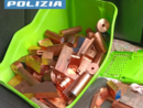 Fermati in via Pianezza con 140 chili di rame: denunciati per riciclaggio