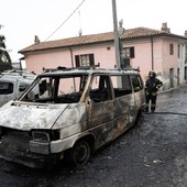 auto data alle fiamme