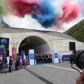 L'inaugurazione della seconda canna