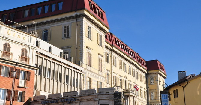 Una foto d'archivio dell'ospedale Santa Croce di Moncalieri
