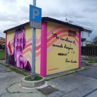 A Settimo Torinese la street art ricorda la figura di Tina Anselmi