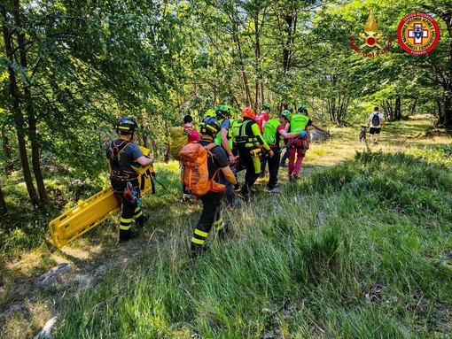 Escursionista precipita in un vallone: trasportata al Cto in codice rosso Escursionista precipita in un vallone: trasportata al Cto in codice rosso