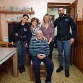 L'anziano ritornato a casa