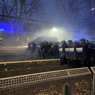 Scontri durante il corteo