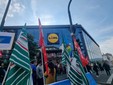 Sciopero dei lavoratori della Lidl a Torino
