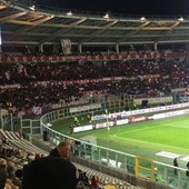 Una immagine della curva maratona dello stadio Olimpico-Grande Torino