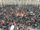 Partenza del corteo dalla piazza del Comune di Torino Partenza del corteo dalla piazza del Comune di Torino