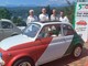 Alcuni soci del coordinamento Fiat 500 Club Valle di Susa