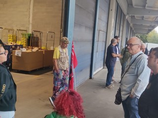 Presidio e protesta dei lavoratori di PostalCoop a Grugliasco