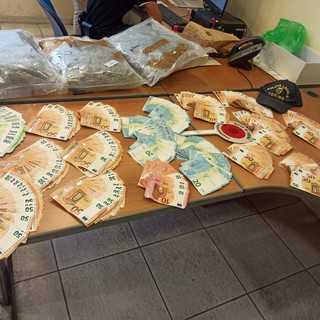 soldi e droga sequestrati