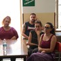 Alcuni degli sfollati di via Nizza