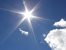 sole e nuvola