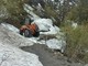 Sgombero neve lungo il Colle delle Finestre