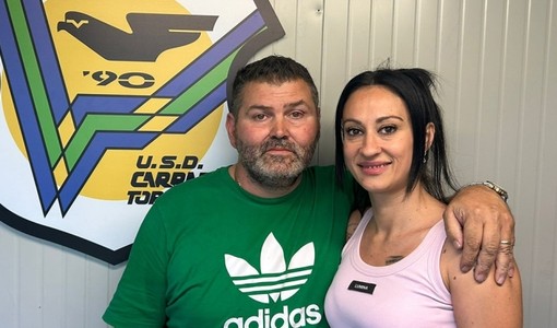 Sabrina Augliero e Claudio Bello del Cararra 90