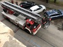 vigili del fuoco in azione
