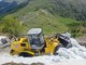 Lavori di sgombero neve sulle strade in quota