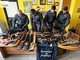 Le armi sequestrate dalla Guardia di Finanza
