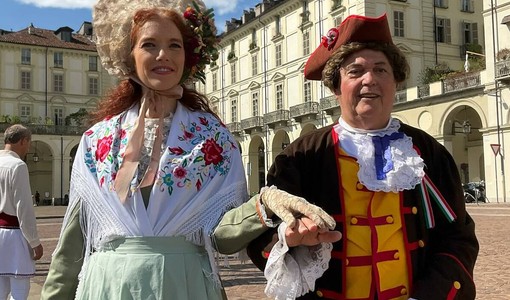 Un momento della sfilata Un momento della sfilata